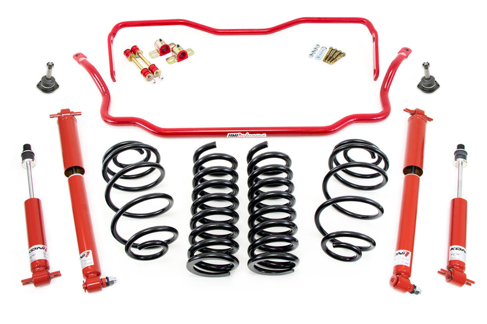 UMI Performance 68-72 GM A-Body Handling Kit 2in Lowering- Stage 1.5 - Black