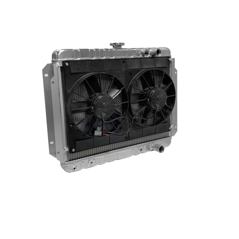 Radiator w/Fans Impala LS 65-70 Auto Trans Raw