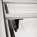 The Harvard (2008-2022 Sequoia Roof Rack) Roof Rack Full Height (No Light Bar) Black Textured Powder Coat Black Anodized