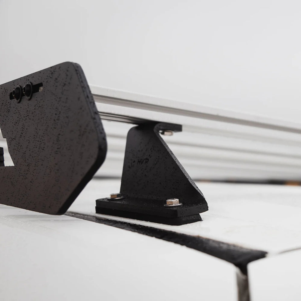 The Harvard (2008-2022 Sequoia Roof Rack) Roof Rack Full Height (No Light Bar) Black Textured Powder Coat Black Anodized