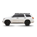 The Harvard (2008-2022 Sequoia Roof Rack) Roof Rack Full Height (No Light Bar) Black Textured Powder Coat Black Anodized