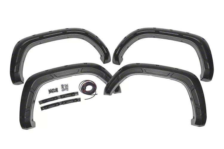 Defender Pocket Fender Flare Silver Toyota Tacoma (16-22)