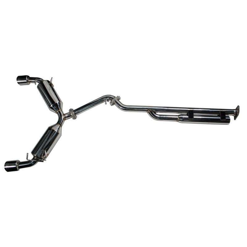 DC Sports Dual Canister Cat Back Exhaust - 2013 FT86