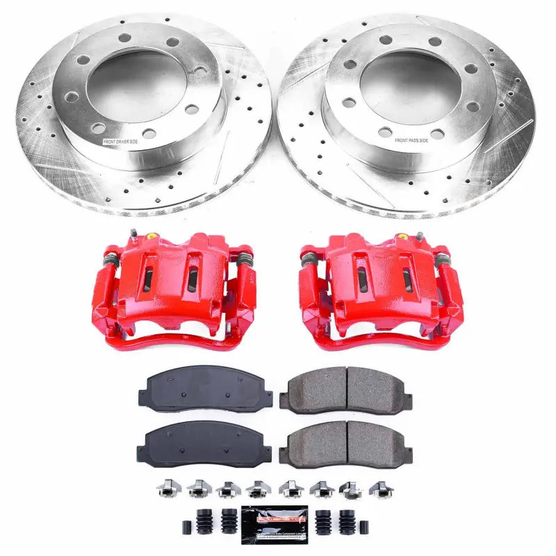 Power Stop 05-08 Ford F-250 Super Duty Z23 Evolution Kit w/ Calipers - Front