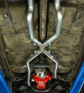 68-72 Chevelle High Tuck 2.5 Crossmember Back w X-Pipe System