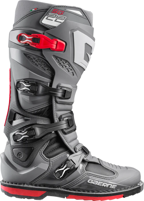 Gaerne SG22 Boot Anthracite/ Black/Red Size - 11