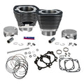 S&S Cycle 07-17 BT 117in Low Compression 4-1/8in Big Bore Kit - Silver