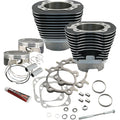 S&S Cycle 07-17 BT 117in Big Bore Cylinder Kit - Black Wrinkle