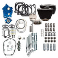 S&S Cycle 2017+ M8 Models 4.320in Bore 4.625in Stroke Cylinder Kit - Wrinkle Black w/o Highlight