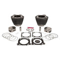 S&S Cycle 2017+ M8 Models 4.320in Bore 4.625in Stroke Cylinder Kit - Wrinkle Black w/o Highlight