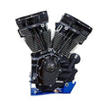 S&S Cycle 2017+ M8 Models 4.320in Bore 4.625in Stroke Cylinder Kit - Wrinkle Black w/o Highlight