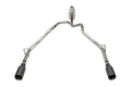 Corsa 25-26 Ram 2.5in Stainless Steel Sport Cat-back, Dual Rear Exit 5.0in Gunmetal Tip