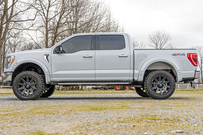 Rough Country red fender flares