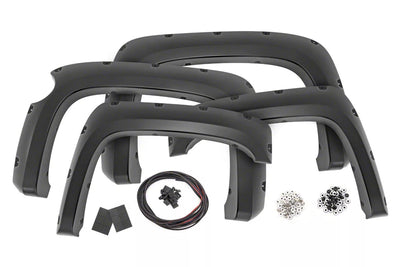 Rough Country silver fender flares