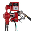 12V DC 15 GPM FUEL TRANSFER PUMP WITH MECHANICAL METER & MANUAL NOZZLE