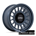 KM452 18X9 8X170 MTL-BLUE -12MM