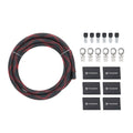 50FT SPOOL BLACK 0GA W/ACC KIT