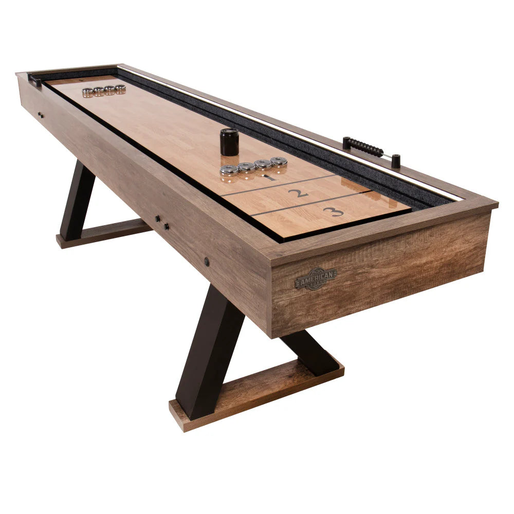 AMERICAN LEGEND 9FT KIRKWOOD SHUFFLEBOARD TABLE