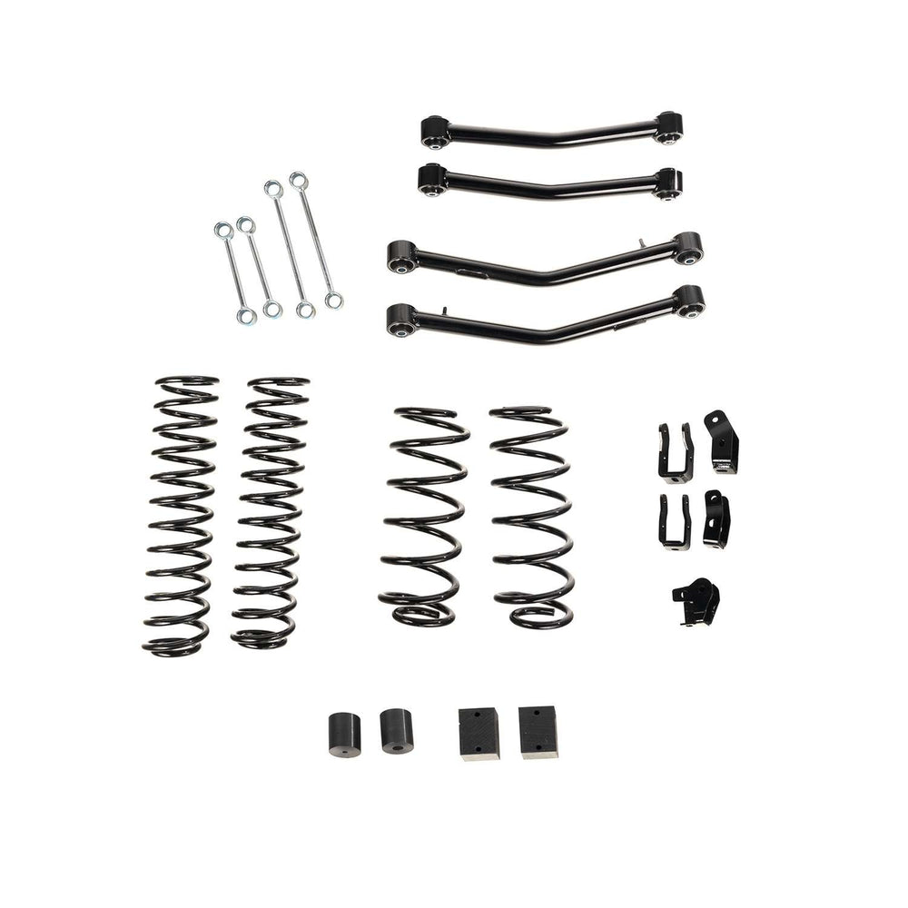 ~(111 lbs. 22X13X13)~ 4 Lift Kit Without Shocks With Arms 18-21 Jeep Wrangler JL 4 Door