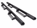 22C FRONTIER CREW CAB HDX STAINLESS DROP NERF STEP BARS TEXTURED BLACK