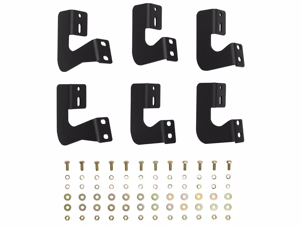 22C FRONTIER CREW CAB HDX STAINLESS DROP NERF STEP BARS TEXTURED BLACK