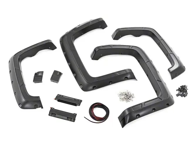 Defender Fender Flares | G7C Red Hot | Chevy Silverado 1500 2WD/4WD (19-26)