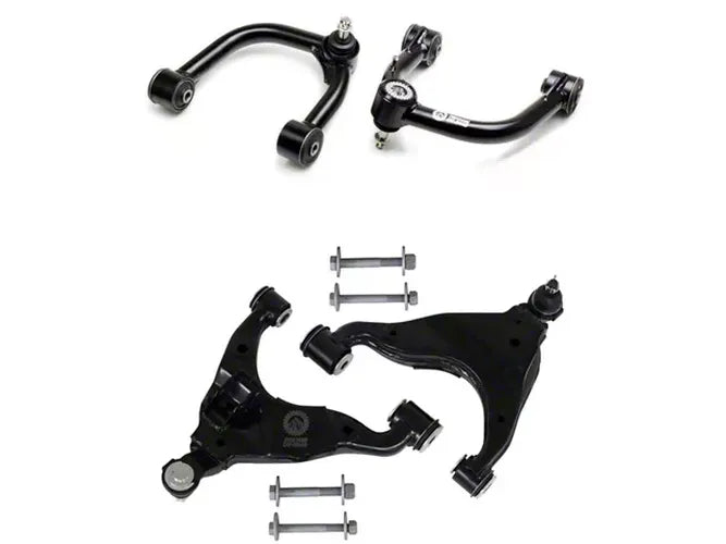 Front Upper and Lower Control Arms for 2-4 Inch Lift 10-24 4Runner 11-14 FJ Cruiser Freedom Off-Road
