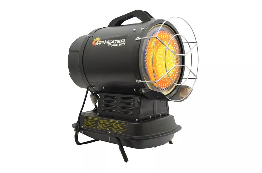 70000 BTU RADIANT KEROSENE HEATER WITH QBT