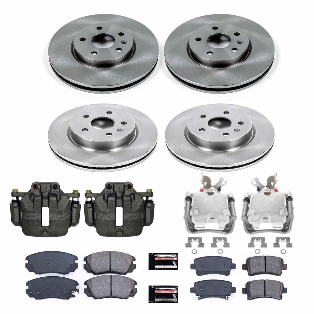 Power Stop 10-16 Buick LaCrosse Front & Rear Autospecialty Kit w/Cals