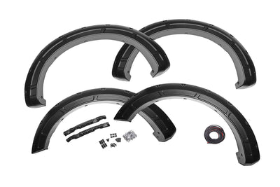 Rough Country red fender flares