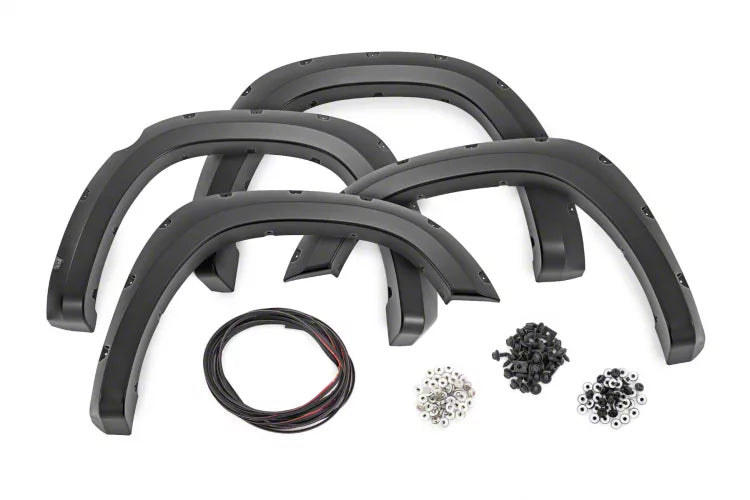 Pocket Fender Flares PXQ Black Metallic Ram 1500 2WD/4WD (19-24)