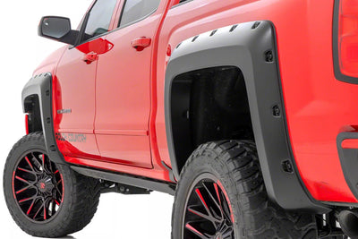 Rough Country blue fender flares