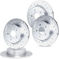 R1 Concepts Brake Rotor- D/S - Silver Fits Renault Safrane