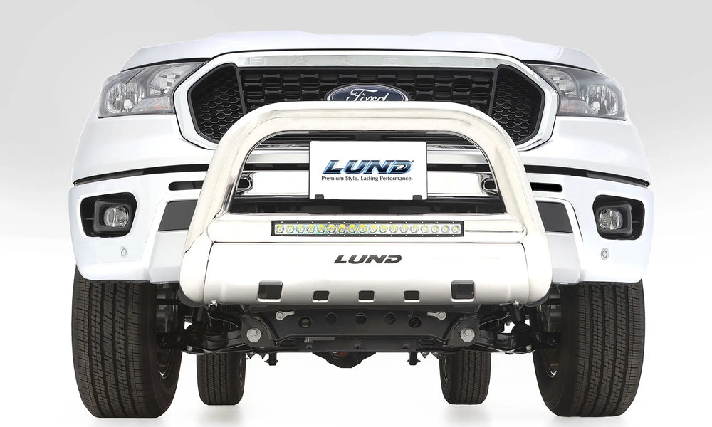 BULL BAR W/LIGHT & WIRING-SS