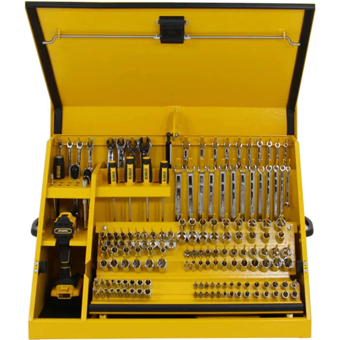 30 X 15IN STEEL DEWALT TRIANGLE TOOLBOXYELLOW