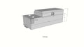 95 GAL REFUELING TANK/TOOLBOX COMBO BLACK