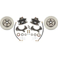 LEED Brakes Manual Front Kit with Drilled Rotors and Zinc Plated Calipers