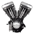 S&S Cycle 84-99 BT 4 1/8in Bore Cylinder & Pistons Kit For S&S V124 Engine - Wrinkle Black
