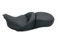 Mustang 08-21 Harley Electra Glide/Rd Glide/Rd King 1PC Seat Deluxe - Black w/ Red Stitching