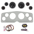 AutoMeter Chrono Chrome 54-55 GMC Truck Billet Panel/Gauge Kit - 3-3/8in. (x2) & 2-1/16in. (x4)