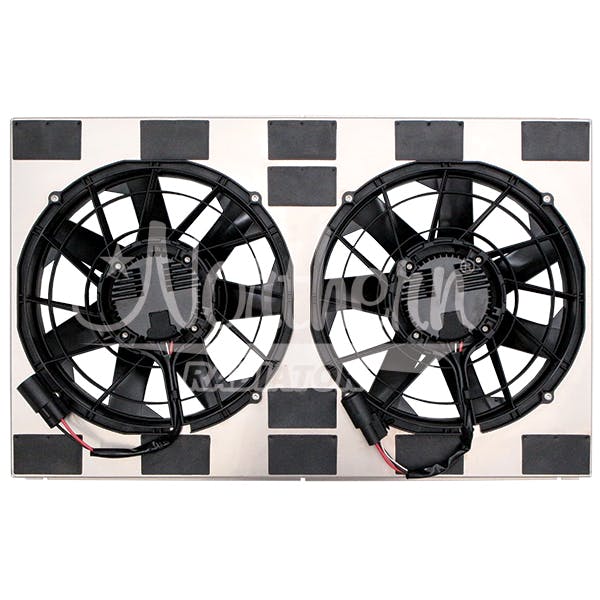DUAL 12' 300W;BRUSHLESS FANS & SHRO