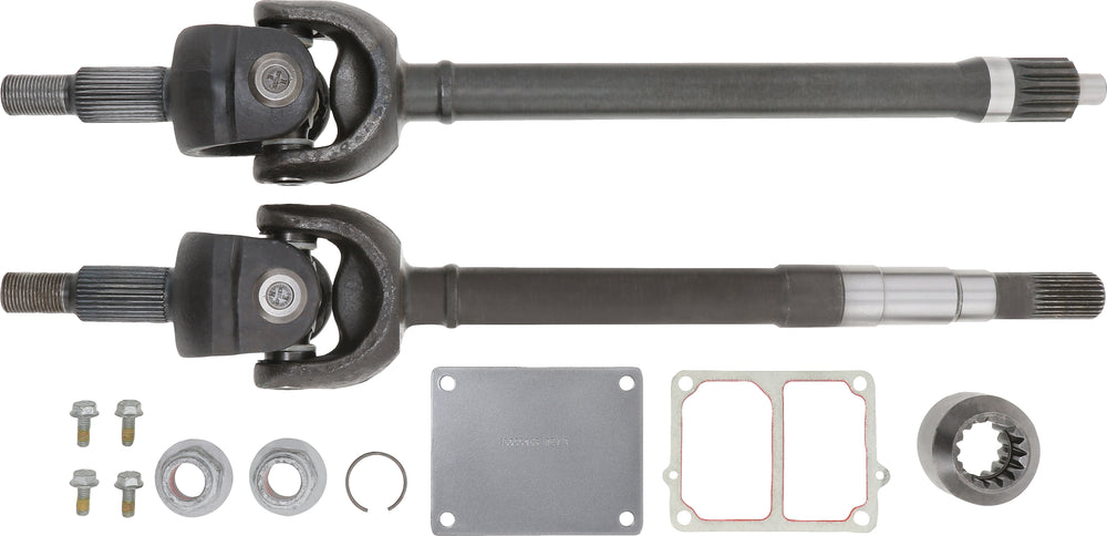 FRONT L/R CHROMOLY AXLE SHAFT KIT DANA 30 WITH FAD REMOVAL