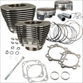 S&S Cycle 07-16 BT 124in Standard Compression 4-1/8in Big Bore Kit - Wrinkle Black