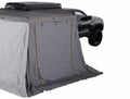 Overland Vehicle Systems HD Nomadic 270 LTE - Awning Wall Kit 1 2 Passenger Side Grey Body Green Trim Black Travel Cover