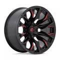 D823 24X12 5X5.0 G-BLK MILL C-RED -44MM