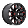 D823 24X12 5X5.0 G-BLK MILL C-RED -44MM