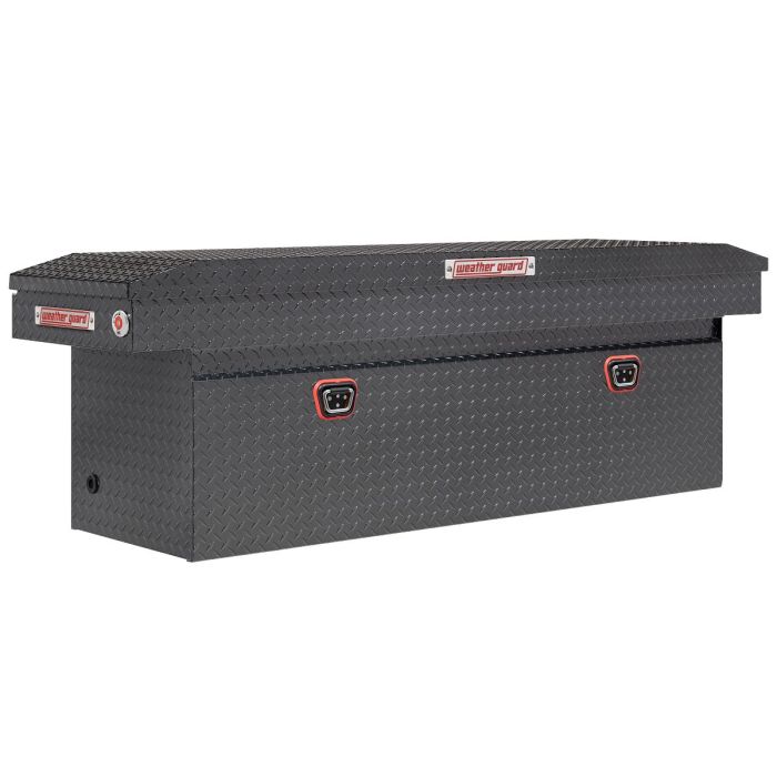 SADDLE BOX ALUMINUM FULL DEEP GUNMETAL GRAY 15.0 CU FT