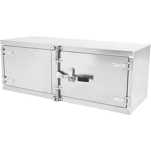 SADDLE BOX ALUMINUM FULL DEEP CLEAR 15.0 CU FT