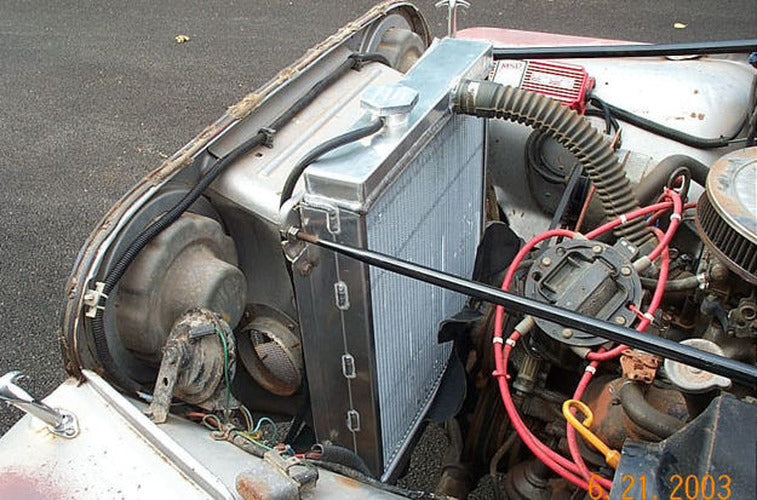 ADVANCE ADAPTERS RADIATOR 66-71 CJ5 BUICK V6 MANUAL