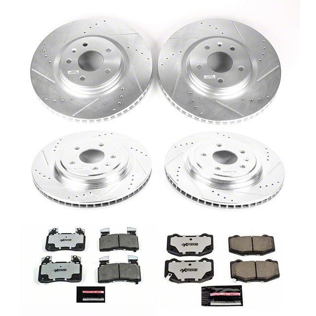 Power Stop 14-19 Chevrolet Corvette Front & Rear Z23 Evolution Sport Brake Kit